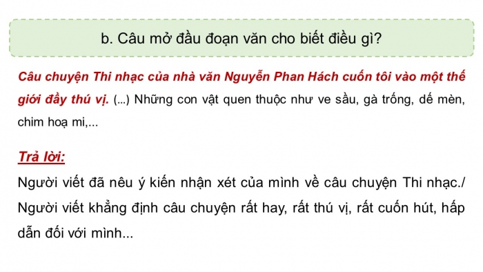 Giáo án điện tử Tiếng Việt 4 kết nối Bài 2 Viết: Tìm hiểu các viết đoạn văn nêu ý kiến