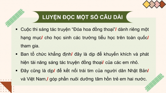 Giáo án điện tử Tiếng Việt 4 chân trời CĐ 1 Bài 2 Đọc: Đoá hoa đồng thoại