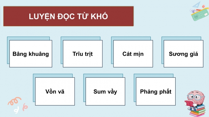 Giáo án điện tử Tiếng Việt 4 chân trời CĐ 2 Bài 8 Đọc: Cây trái trong vườn Bác