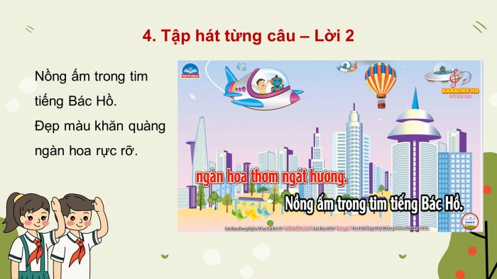 Giáo án điện tử Âm nhạc 4 chân trời CĐ1 Tiết 2: Hát; Nhạc cụ tiết tấu; Lí thuyết âm nhạc