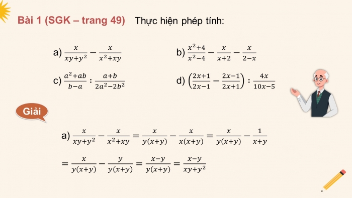 Giáo án điện tử Toán 8 cánh diều: Bài tập cuối chương 2