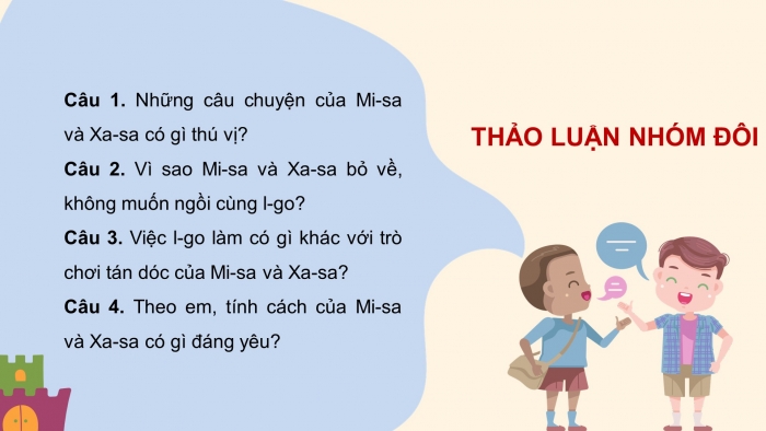Giáo án điện tử Tiếng Việt 4 cánh diều Bài 3 Đọc 4: Những chú bé giàu trí tưởng tượng
