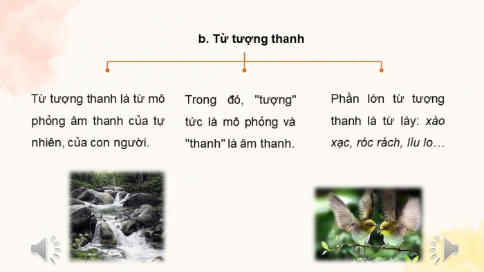 Giáo án điện tử Ngữ văn 8 kết nối Bài 2 TH tiếng Việt: Từ tượng hình và từ tượng thanh