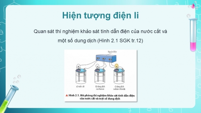 Giáo án điện tử Hoá học 11 chân trời Bài 2: Cân bằng trong dung dịch nước