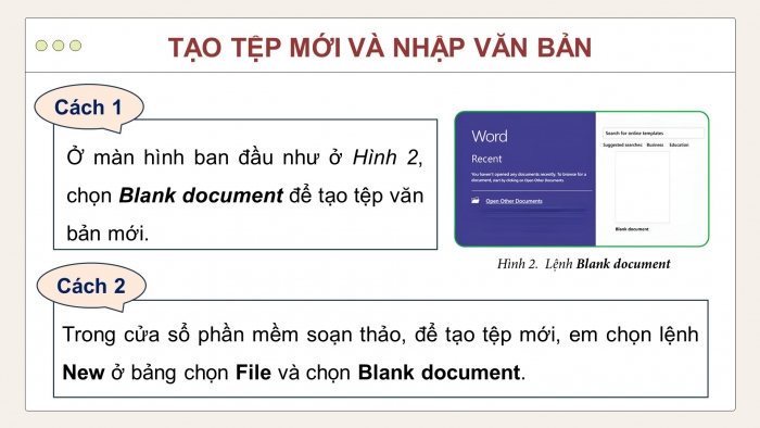 Giáo án điện tử Tin học 4 cánh diều Chủ đề E2 Bài 1: Làm quen với phần mềm soạn thảo văn bản