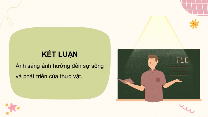 Giáo án điện tử Khoa học 4 kết nối Bài 9: Vai trò của ánh sáng