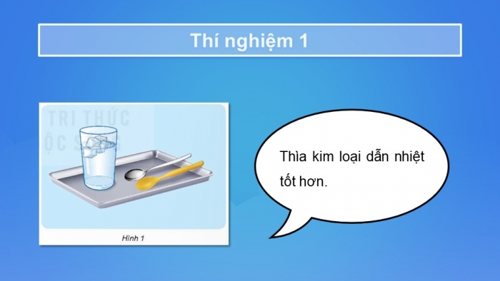 Giáo án điện tử Khoa học 4 kết nối Bài 13: Vật dẫn nhiệt tốt, vật dẫn nhiệt kém