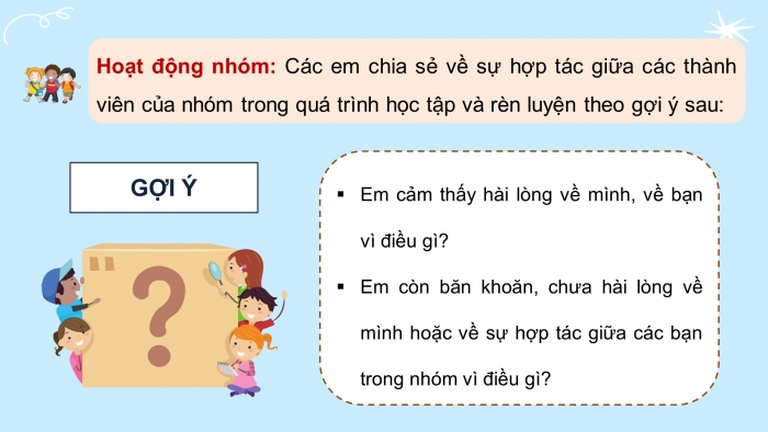 Giáo án điện tử HĐTN 4 kết nối Tuần 11 HĐGDTCĐ: Tình bạn