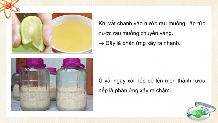 Giáo án điện tử KHTN 8 cánh diều Bài 7: Tốc độ phản ứng và chất xúc tác