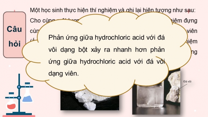 Giáo án điện tử KHTN 8 kết nối Bài 7: Tốc độ phản ứng và chất xúc tác