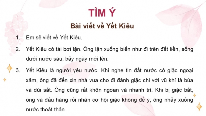 Giáo án điện tử Tiếng Việt 4 cánh diều Bài 8 Viết 2: Luyện tập viết đoạn văn về một câu chuyện em thích