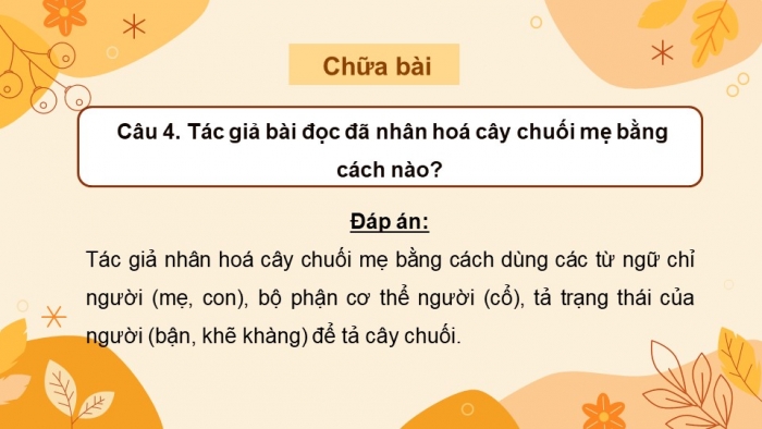 Giáo án điện tử Tiếng Việt 4 cánh diều Bài 10: Ôn tập cuối học kì 1 - Tiết 6, 7