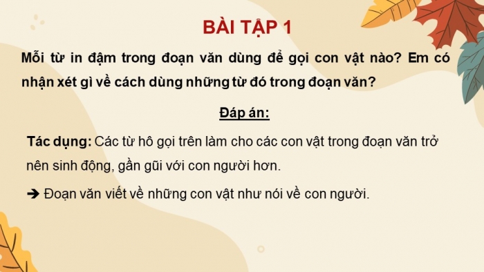 Giáo án điện tử Tiếng Việt 4 kết nối Bài 17 Tiết : Luyện Từ Và Câu 