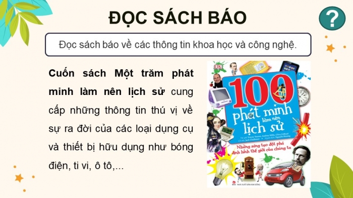 Giáo án điện tử Tiếng Việt 4 kết nối Bài 20 Đọc mở rộng