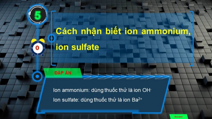 Giáo án điện tử Hoá học 11 chân trời Ôn tập chương 2