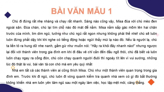 Giáo án điện tử Tiếng Việt 4 kết nối Bài 29: Viết bài văn miêu tả con vật