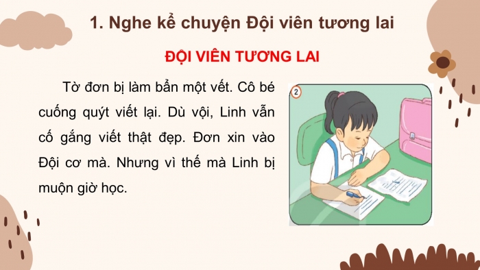 Giáo án điện tử bài 11 tiết 2: Nói và nghe - Đội viên tương lai