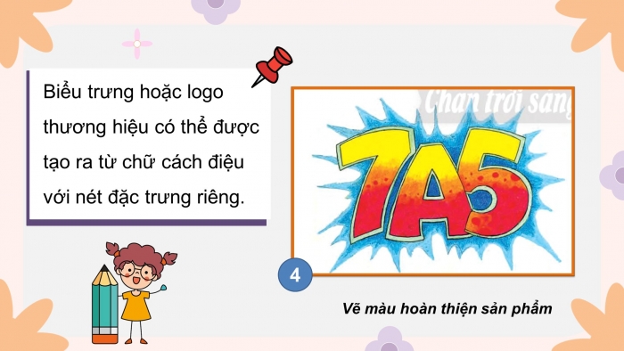 Bài giảng điện tử mỹ thuật là sự kết hợp hoàn hảo giữa hình ảnh, âm thanh và kiến thức. Chúng giúp bạn thuận tiện học tập mọi lúc, mọi nơi chỉ với một chiếc điện thoại hoặc máy tính bảng. Hãy trải nghiệm và rèn luyện sự khéo léo của mình trong môn mỹ thuật.