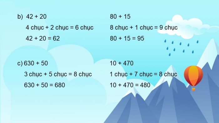 Giáo án điện tử bài 3: Cộng nhẩm, trừ nhẩm