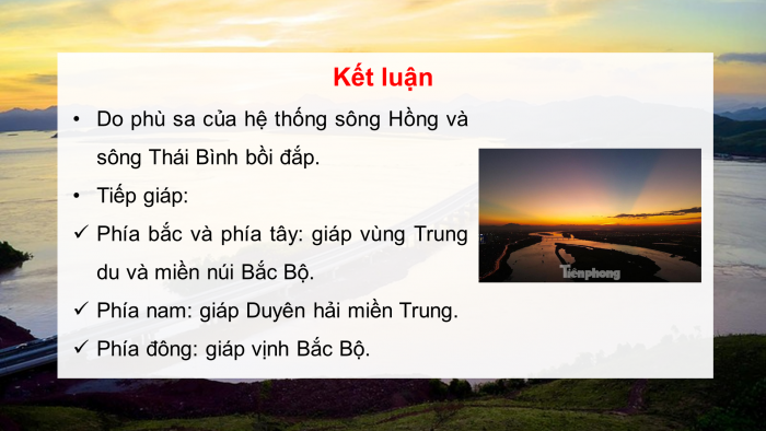 Giáo án điện tử Lịch sử và Địa lí 4 chân trời Bài 8: Thiên nhiên vùng Đồng bằng Bắc Bộ