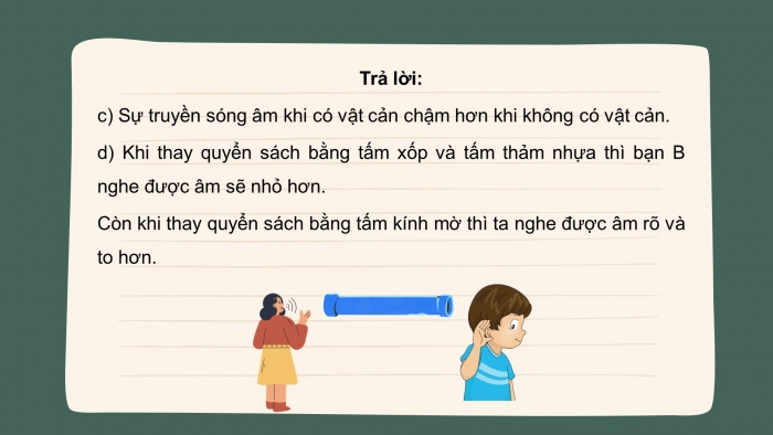 Giáo án điện tử KHTN 7 chân trời- Phần vật lí bài 14. Phản xạ âm