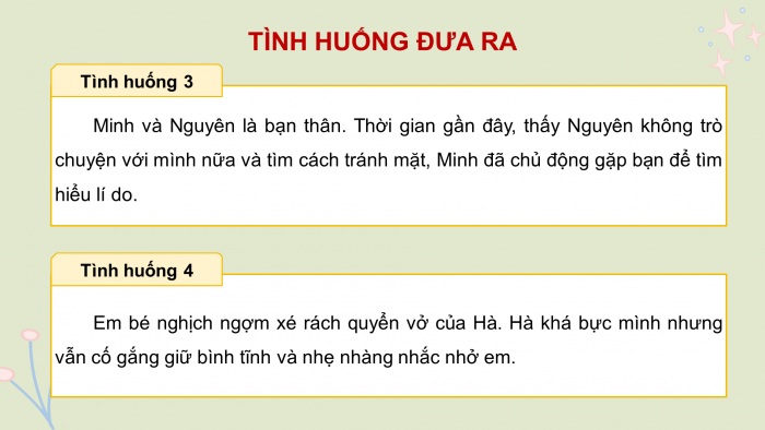 Giáo án điện tử HĐTN 8 cánh diều Chủ đề 4 - HĐGDTCĐ: Tự chủ trong các mối quan hệ