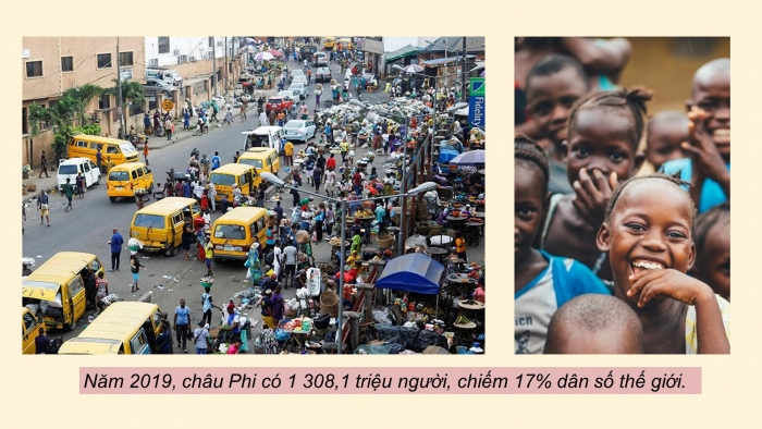 Giáo án điện tử địa lí 7 chân trời bài 10: Đặc điểm dân cư, xã hội Châu Phi