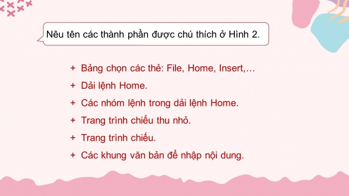 Giáo án điện tử tin học 3 chân trời bài 10: Trang trình chiếu của em