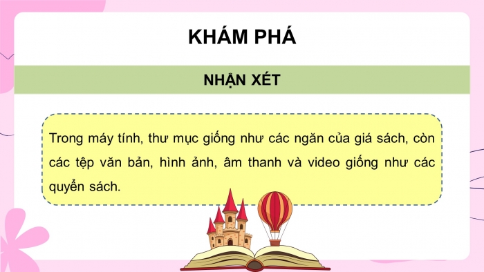 Giáo án điện tử tin học 3 cánh diều bài 1: Sắp xếp phân loại các tệp dữ liệu trong máy tính