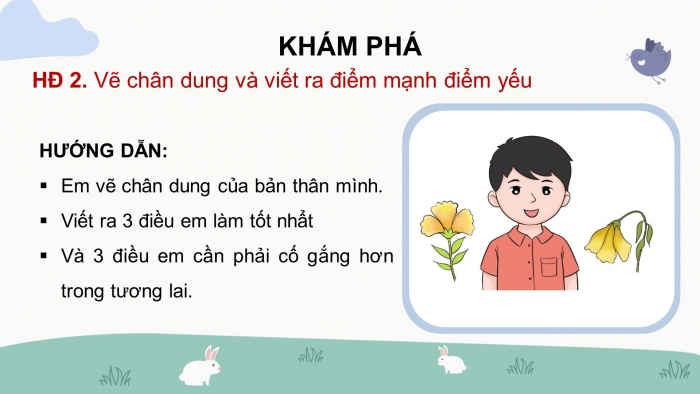 Giáo án điện tử đạo đức 3 cánh diều bài 7: Em khám phá bản thân