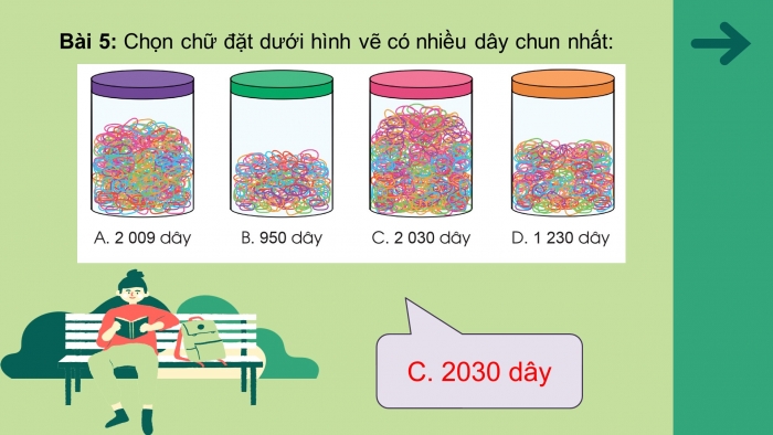 Giáo án điện tử toán 3 cánh diều bài: Luyện tập trang 20