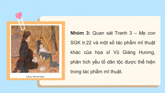 Yếu tố dân tộc: Yếu tố dân tộc là điểm nhấn quan trọng trong nghệ thuật Việt Nam. Hãy để những tác phẩm nghệ thuật đặc sắc của đất nước mang đến cho bạn một trải nghiệm tuyệt vời và khám phá thêm về tình yêu đất nước, tình yêu dân tộc.