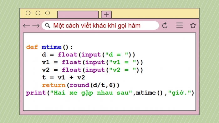 Giáo án điện tử tin học 10 cánh diều bài 11: Thực hành lập trình với hàm và thư viện