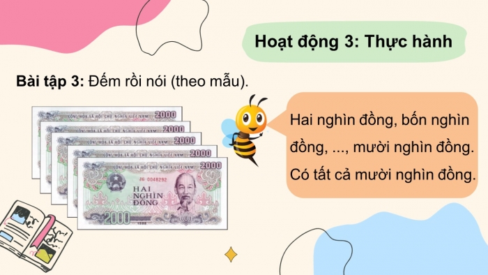 Giáo án điện tử toán 3 chân trời bài: Tiền Việt Nam 