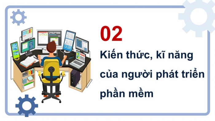 Giáo án điện tử tin học 10 kết nối bài 34: Nghề phát triển phần mềm