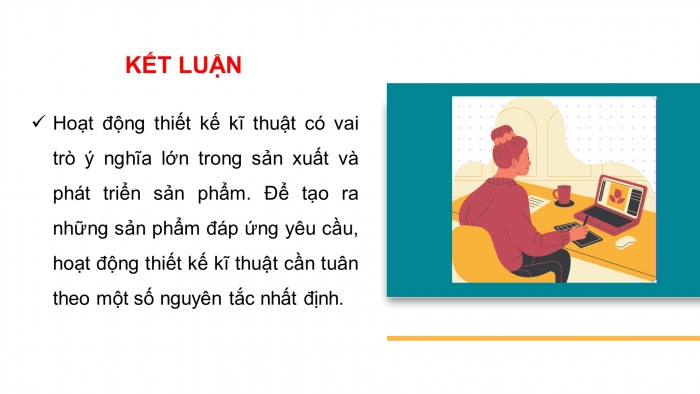 Giáo án điện tử công nghệ thiết kế 10 cánh diều bài 19: Vai trò, ý nghĩa và các nguyên tắc của hoạt động thiết kế kĩ thuật