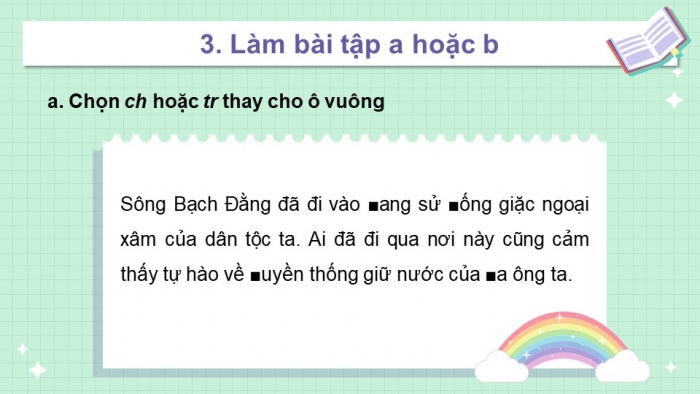 Giáo án điện tử tiếng việt 3 kết nối tri thức bài 17: Đất nước là gì? (tiết 3)