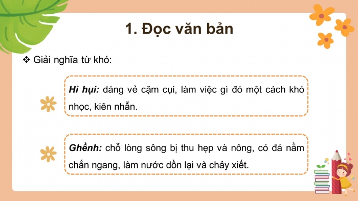 Giáo án điện tử tiếng việt 3 kết nối tri thức bài 22: Sự tích ông đùng, bà đùng - Tiết 1: Đọc