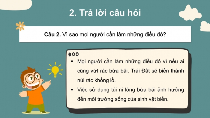  Giáo án điện tử tiếng việt 3 kết nối tri thức bài 28: Những điều nhỏ tớ làm cho trái đất- Tiết 1 – 2. Đọc