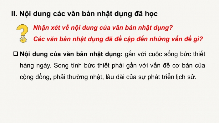 Giáo án điện tử ngữ văn 9 tiết: Tổng kết phần văn bản nhật dụng