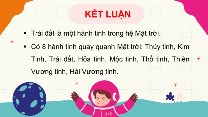 Giáo án điện tử bài 28: Trái đất trong hệ mặt trời