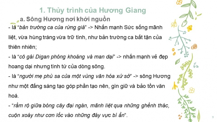 Giáo án điện tử Ngữ văn 12 bài: Ai đã đặt tên cho dòng sông? (trích)