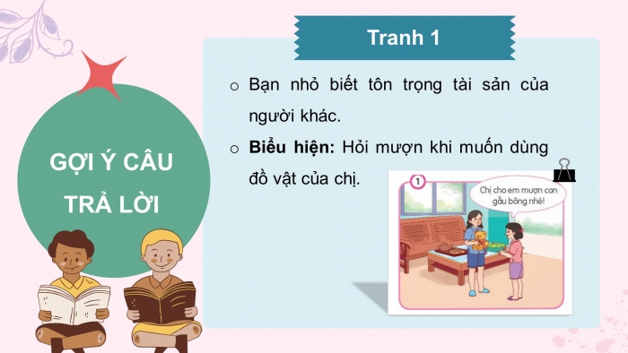 Giáo án điện tử đạo đức 4 chân trời bài 6: Em tôn trọng tài sản của người khác