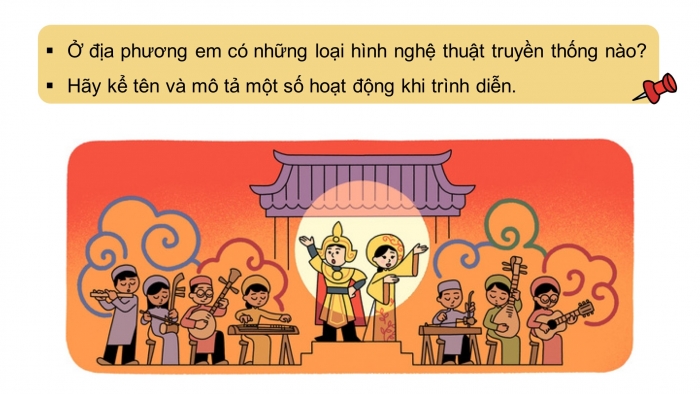 Giáo án điện tử Mĩ thuật 8 kết nối Bài 3: Nghệ thuật truyền thống