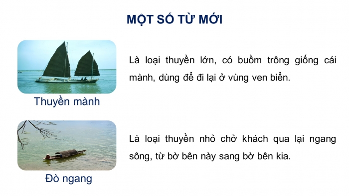 Giáo án điện tử Tiếng Việt 4 kết nối Bài 8 Đọc: Đò ngang