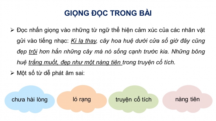 Giáo án điện tử Tiếng Việt 4 kết nối Bài 10 Đọc: Tiếng nói của cỏ cây