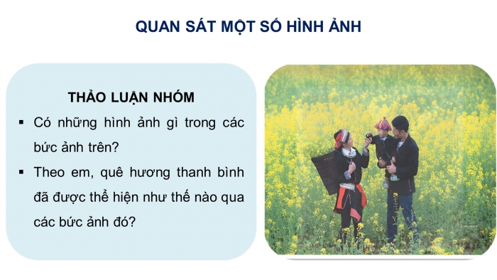 Giáo án điện tử Mĩ thuật 4 kết nối Chủ đề 8: Quê hương thanh bình