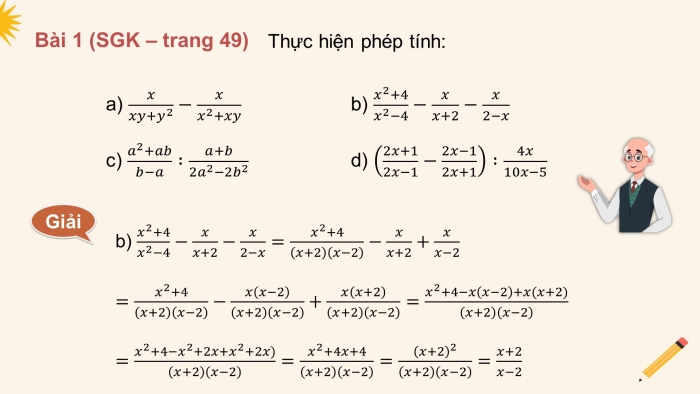 Giáo án điện tử Toán 8 cánh diều: Bài tập cuối chương 2