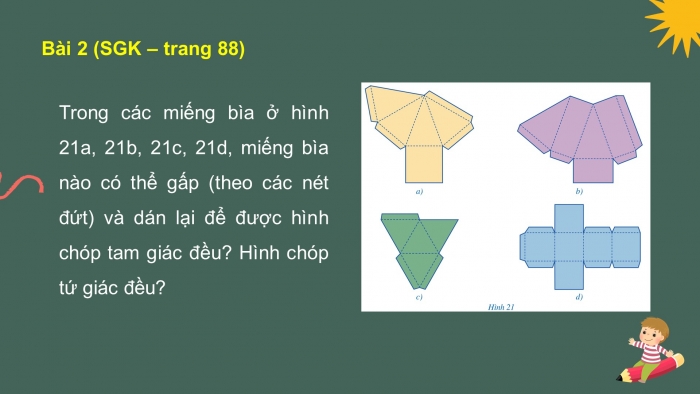 Giáo án điện tử Toán 8 cánh diều: Bài tập cuối chương 4 