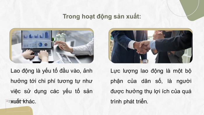 Giáo án điện tử Kinh tế pháp luật 11 kết nối Bài 5: Thị trường lao động và việc làm